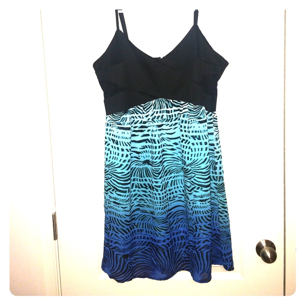 Black short summer dress