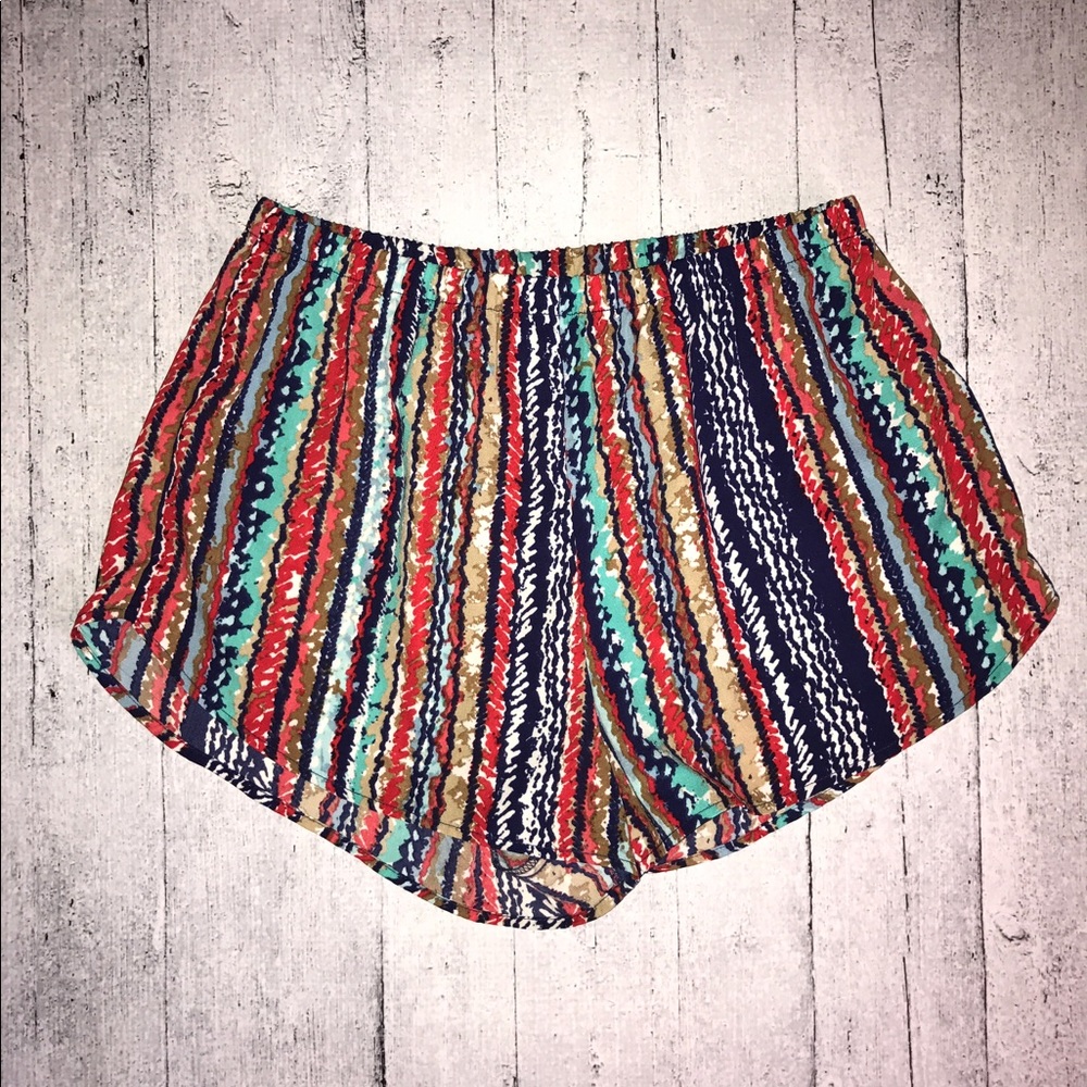 multi-color fabric shirt shorts 💕