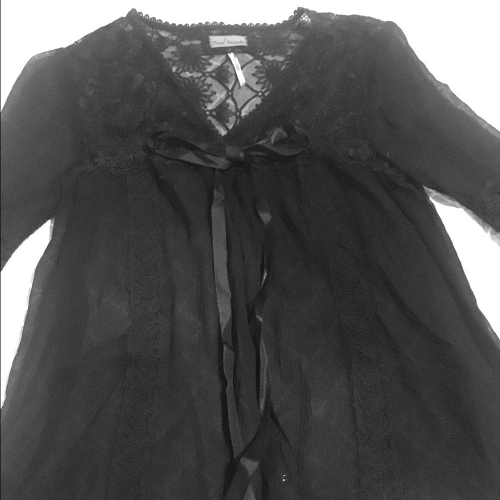 Free People Sheer Blouse