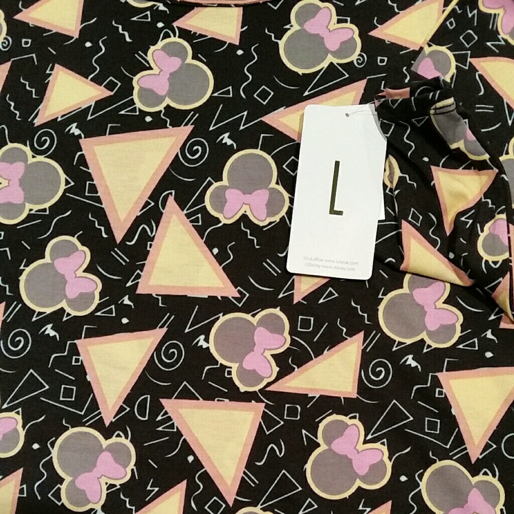 LULAROE IRMA DISNEY. SIZE LARGE BNWT
