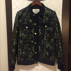 Trendiano Men's Floral print Jeans Jacket