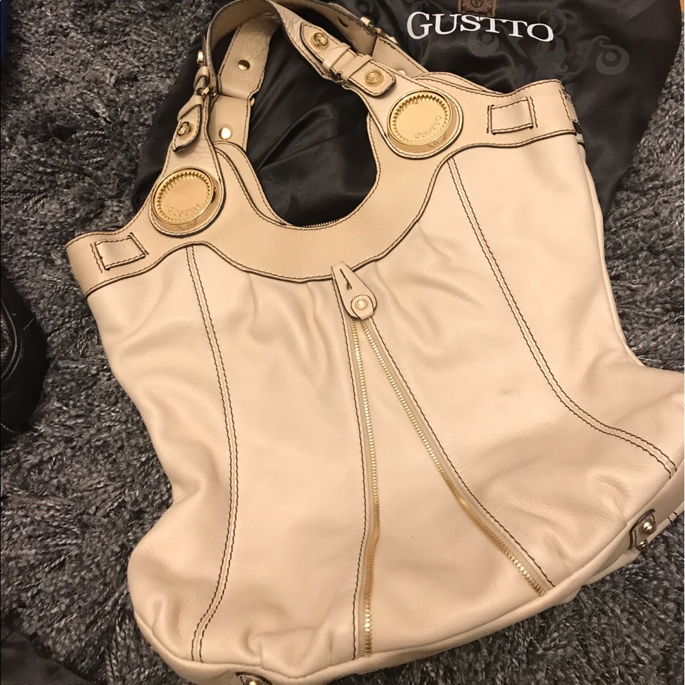 100% Authentic GUSTTO Figaro Handbag RARE - Picture 2 of 4