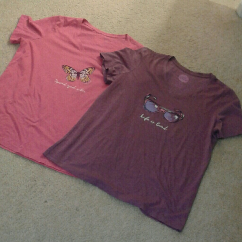 Medium Life is Good Shirt Lot