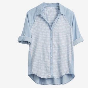 New Stitch Fix Liverpool Chambray Zarina Button Up