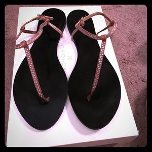 Sparkly gladiator sandals