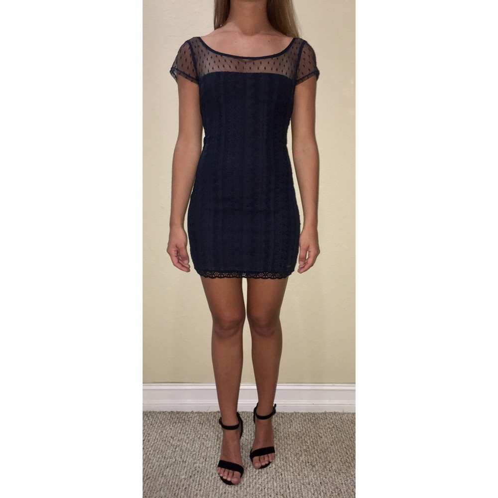 Lace Navy dress