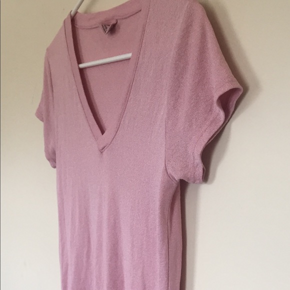 ❌SOLD! ❌MICHAEL STARS Pink V Neck Size OSFM - Picture 4 of 8