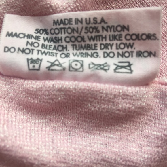 ❌SOLD! ❌MICHAEL STARS Pink V Neck Size OSFM - Picture 7 of 8