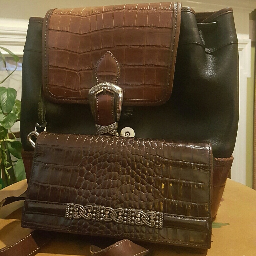 Brighton backpack and wallet bundle