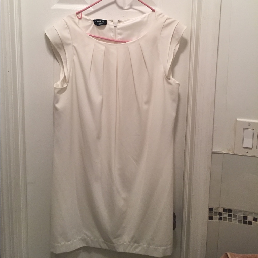 bebe White Dress