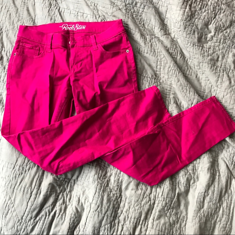 Pink jeans