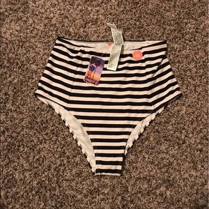 High rise bathing suit bottom
