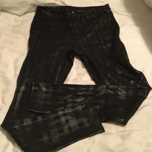 Hue shiny checkered legging M