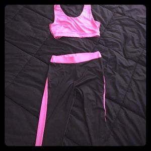 Crop top and legging set