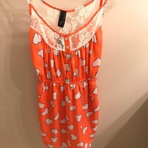 Wish heart game day dress