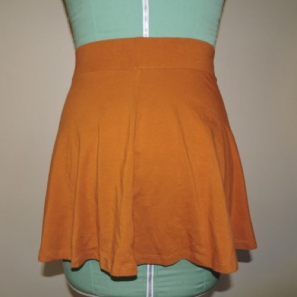 Forever 21 rust colored circle skirt