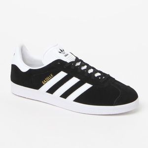 Adidas Gazelle Black and White Shoes