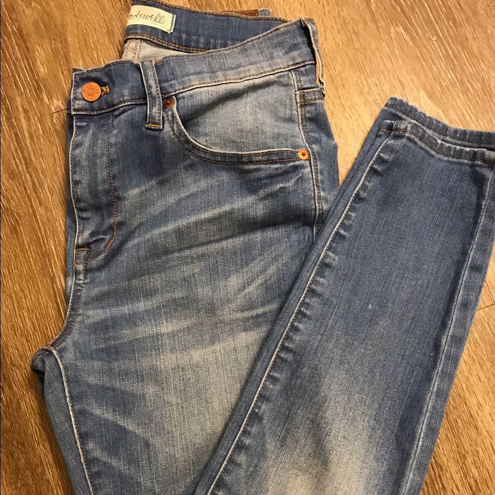 Madewell high rise skinny skinny jeans