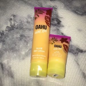 B&BW Oahu Coconut sunset aloe gel lotion set