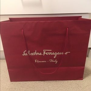Salvatore ferragamo shopping bag
