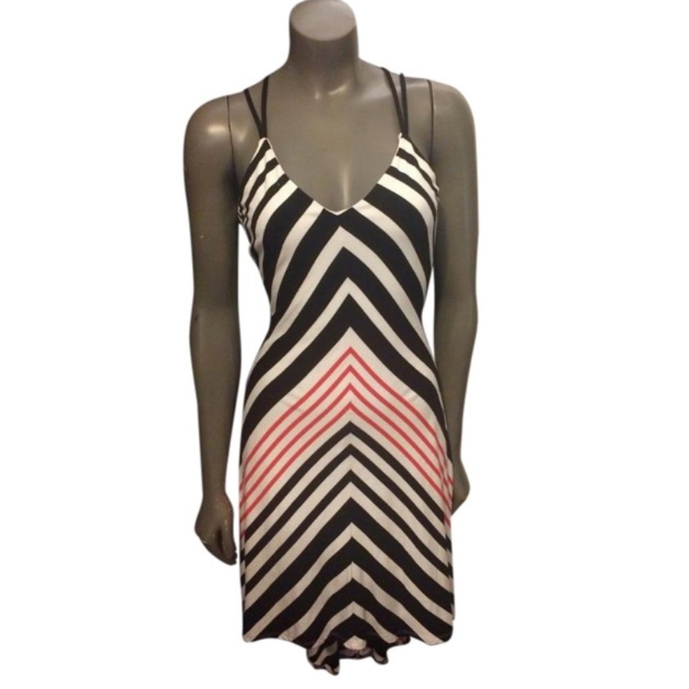 Chevron Striped Maxi Dress