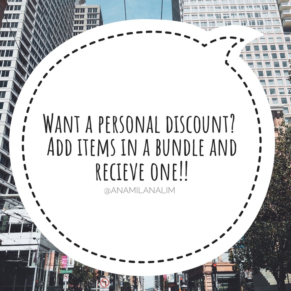 Get a personal discount by adding items in bundle