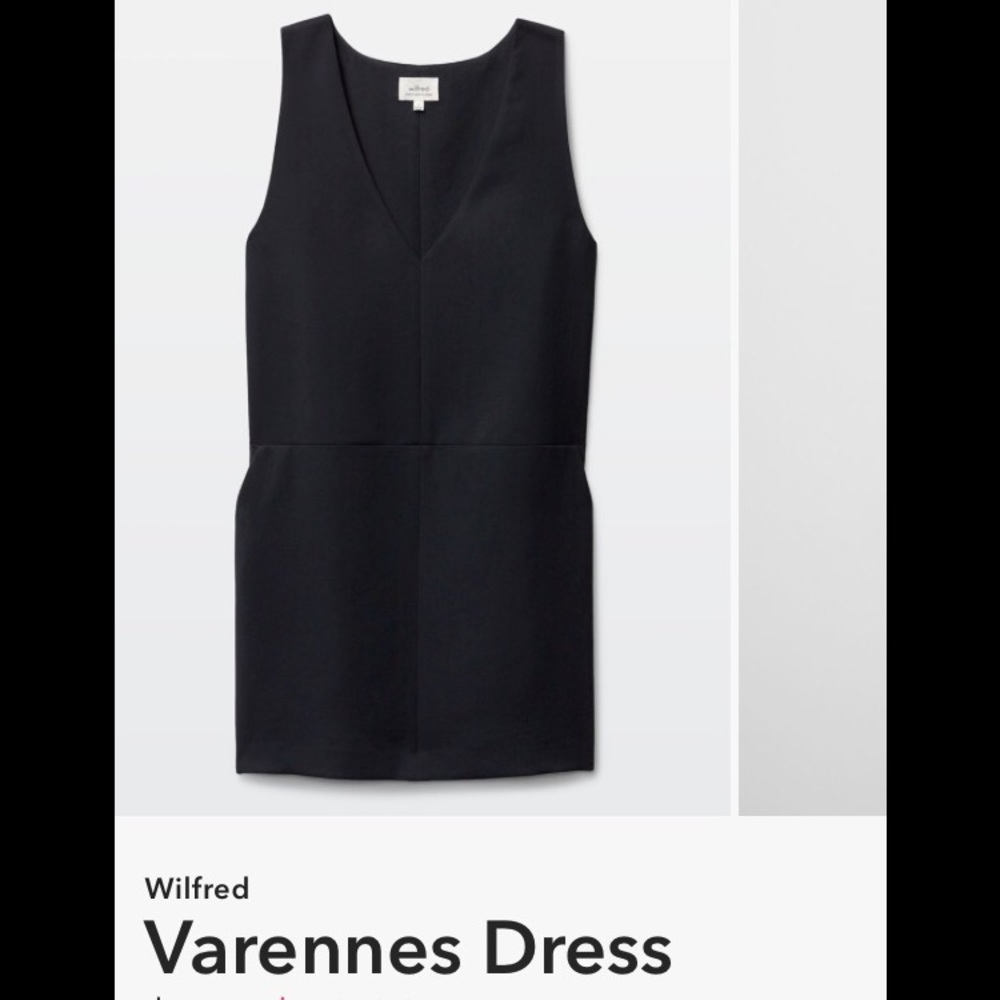 Black Aritzia Wilfred dress size XS