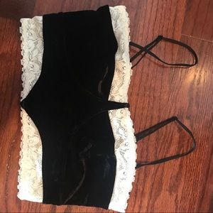 •Velvet/ Lace Bralet•