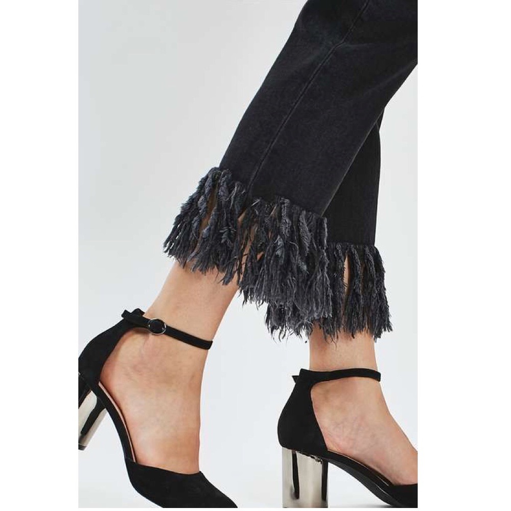 → EXTRA 10% OFF ← RARE Topshop MOTO Fringe Denim