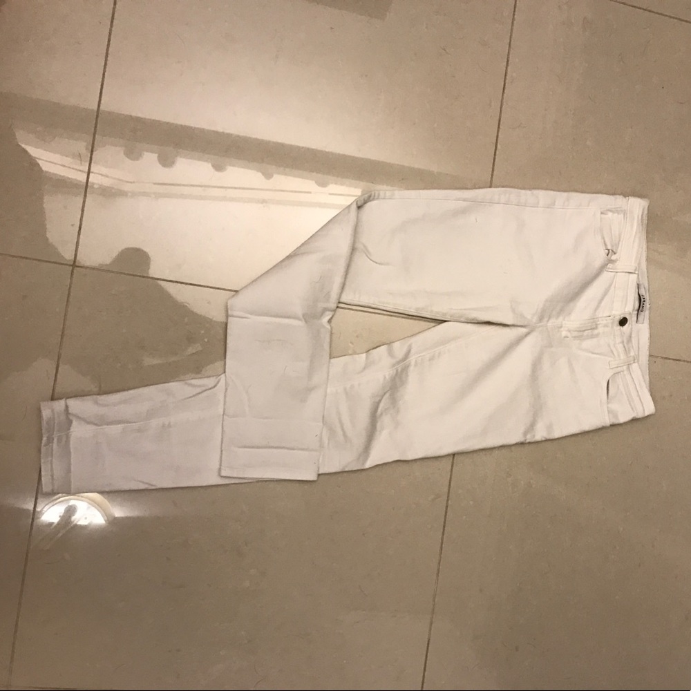 White J brand jeans