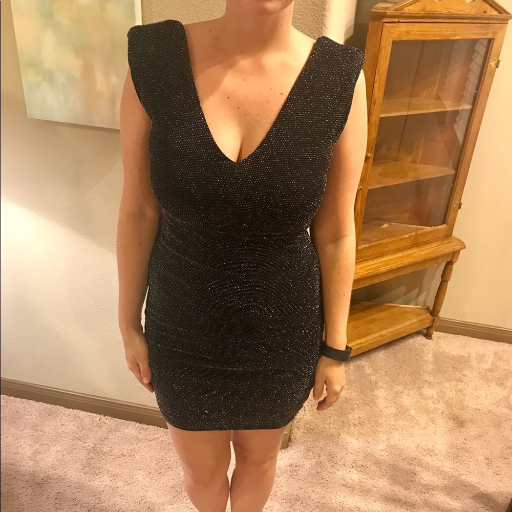 Black and Silver Dress