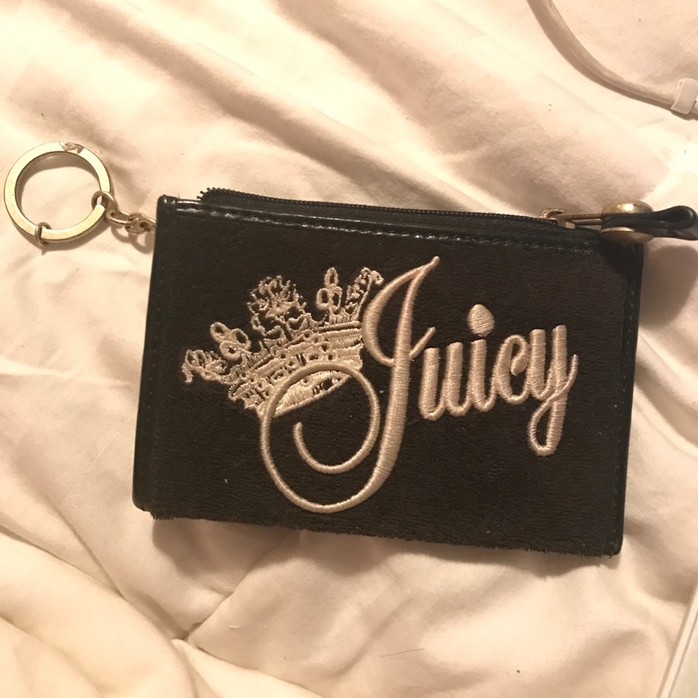 Juicy Couture Coin Purse Wallet Keychain