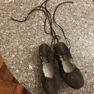 Free People Leather Flats