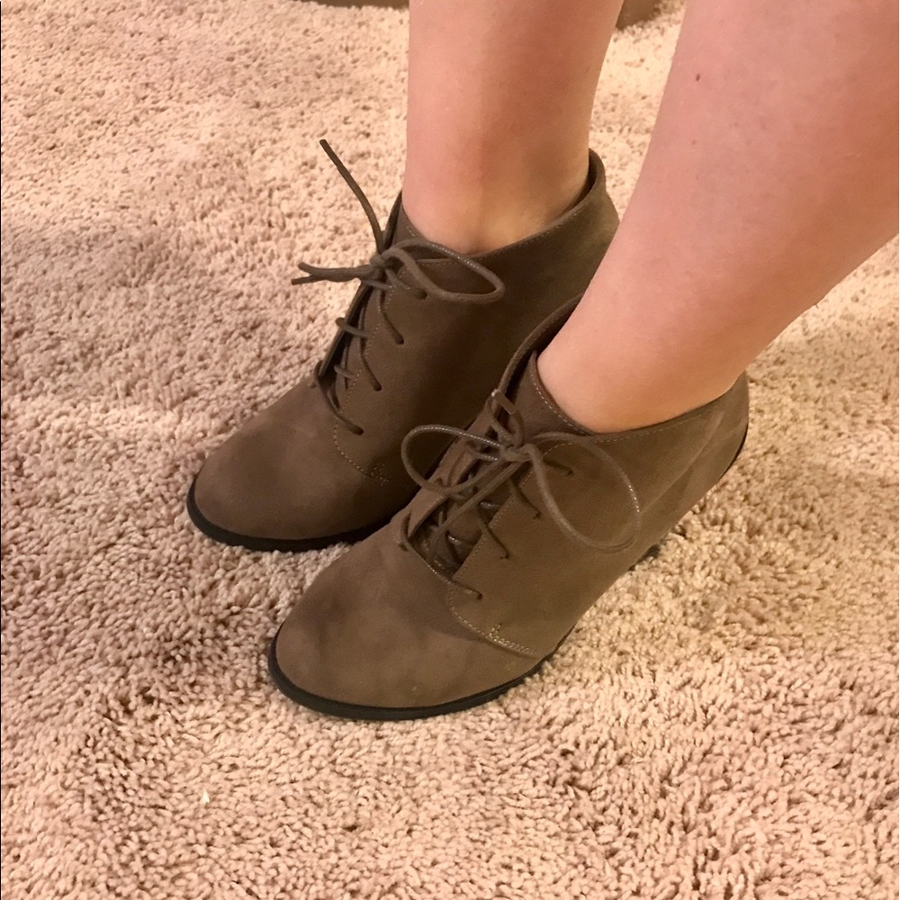 Call It Spring Lace Up Booties - Picture 2 of 4