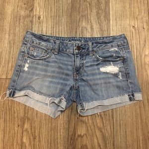 Cuffed Jean Short
