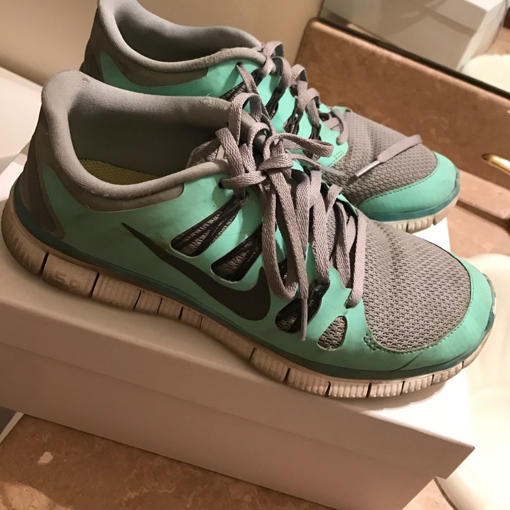 Mint green nikes!