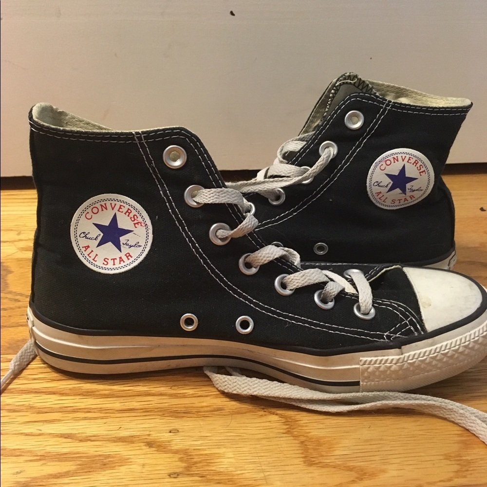 High top black converse