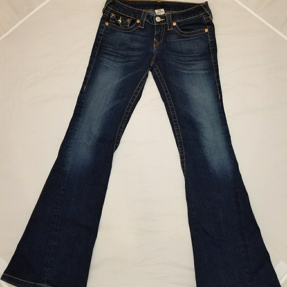 True Religion Joey low rise bootcut jeans