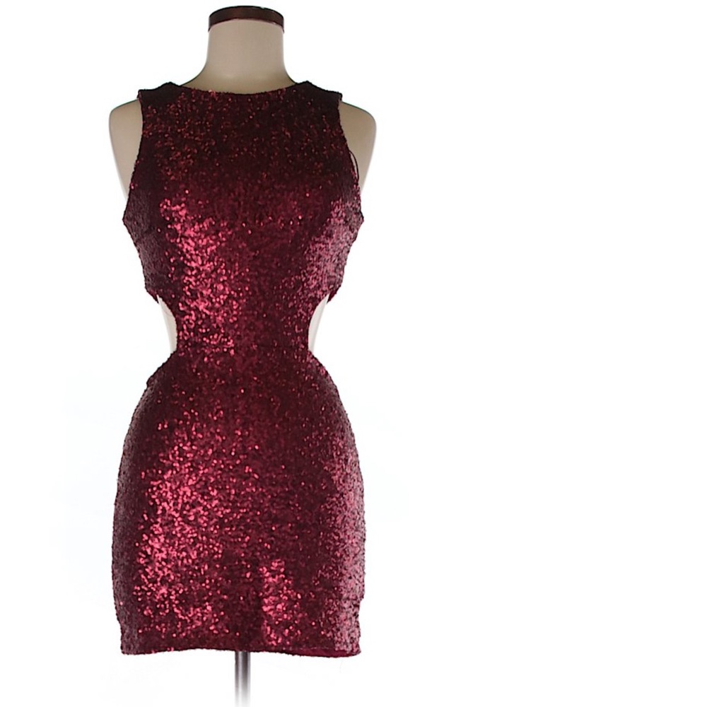Red tobi dress