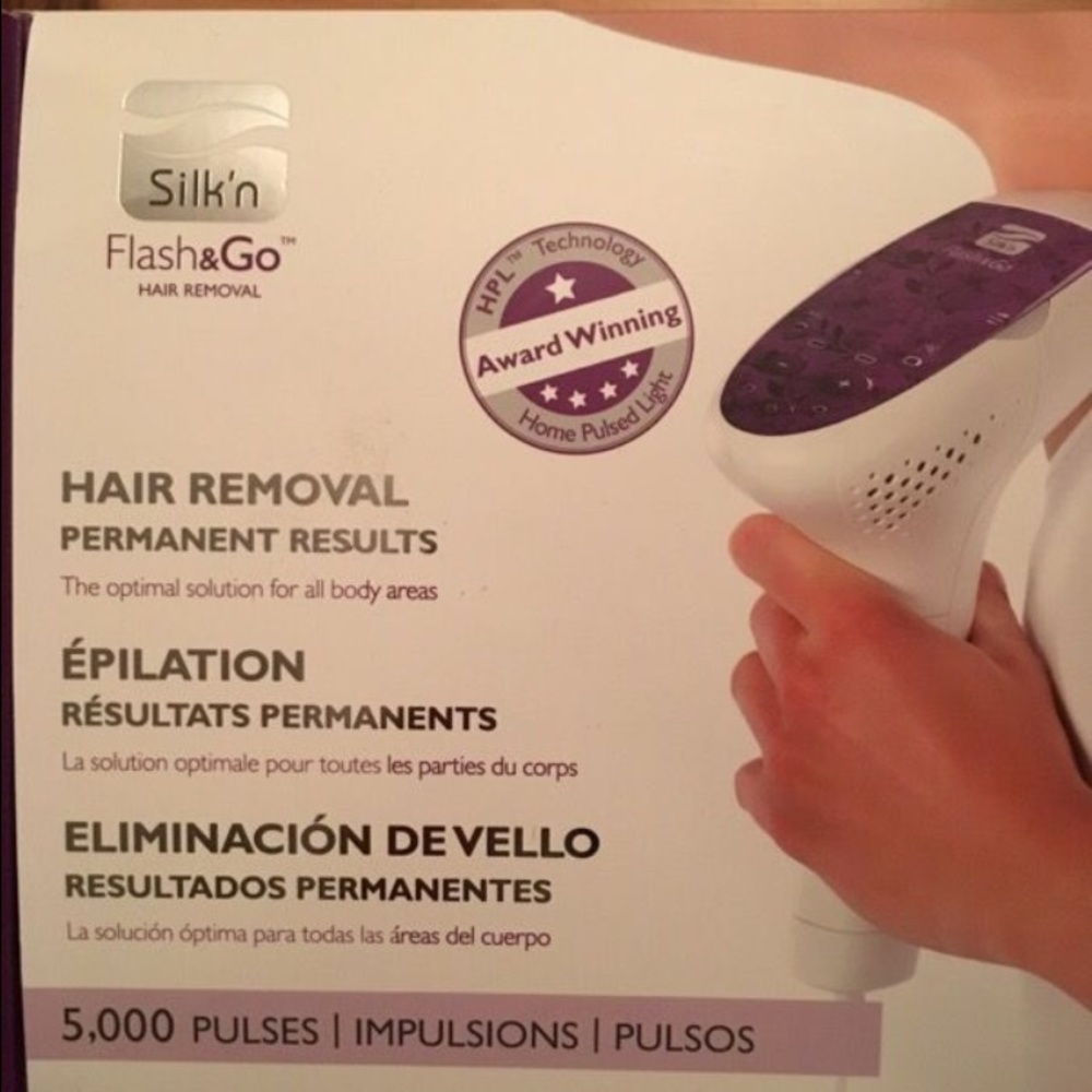 Silk'n Flash and Go laser hair removal