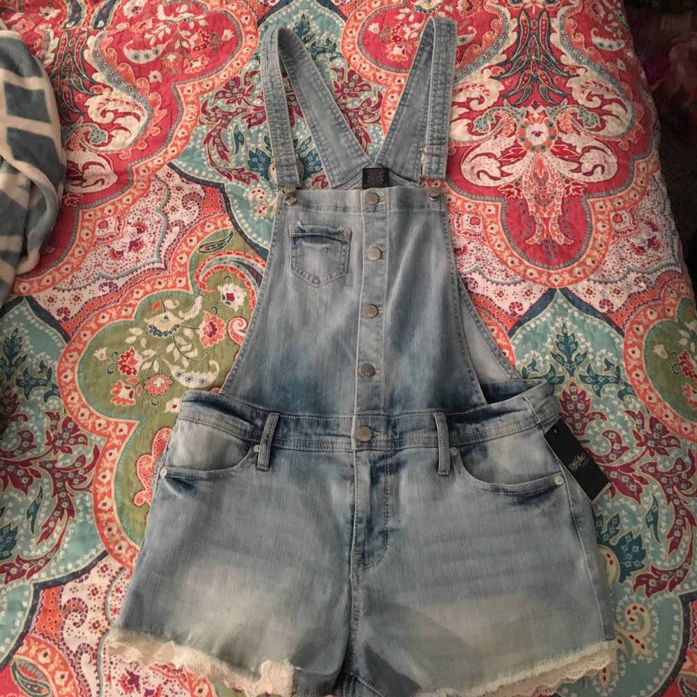 Brand new lace overalls