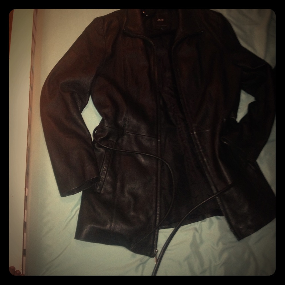 Leather jacket