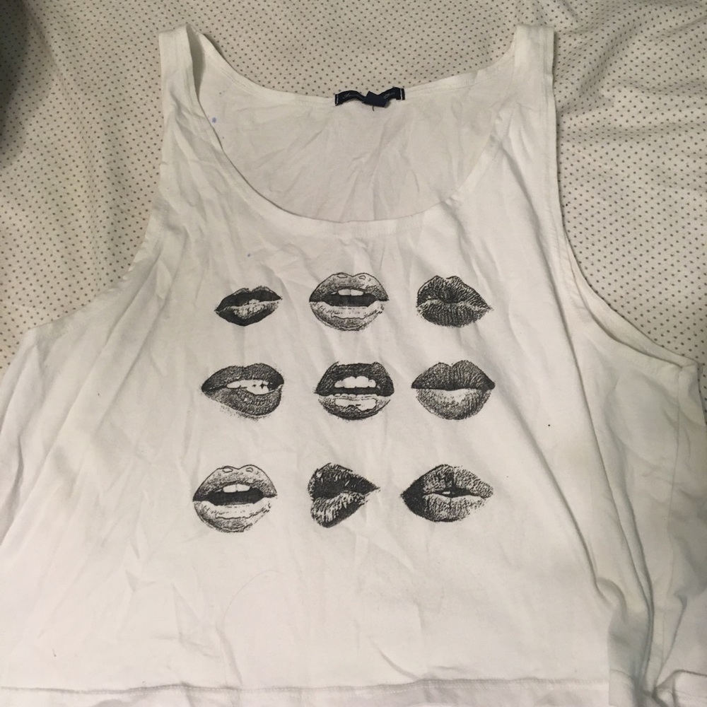 Lips Crop Top