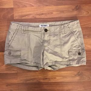 Olive green khaki shorts