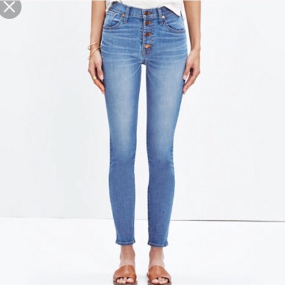 Madewell High rise skinny jeans