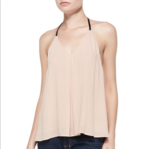 Alice + Olivia Tops - Alice + Olivia 'Guenda' Leather-Strap Tank