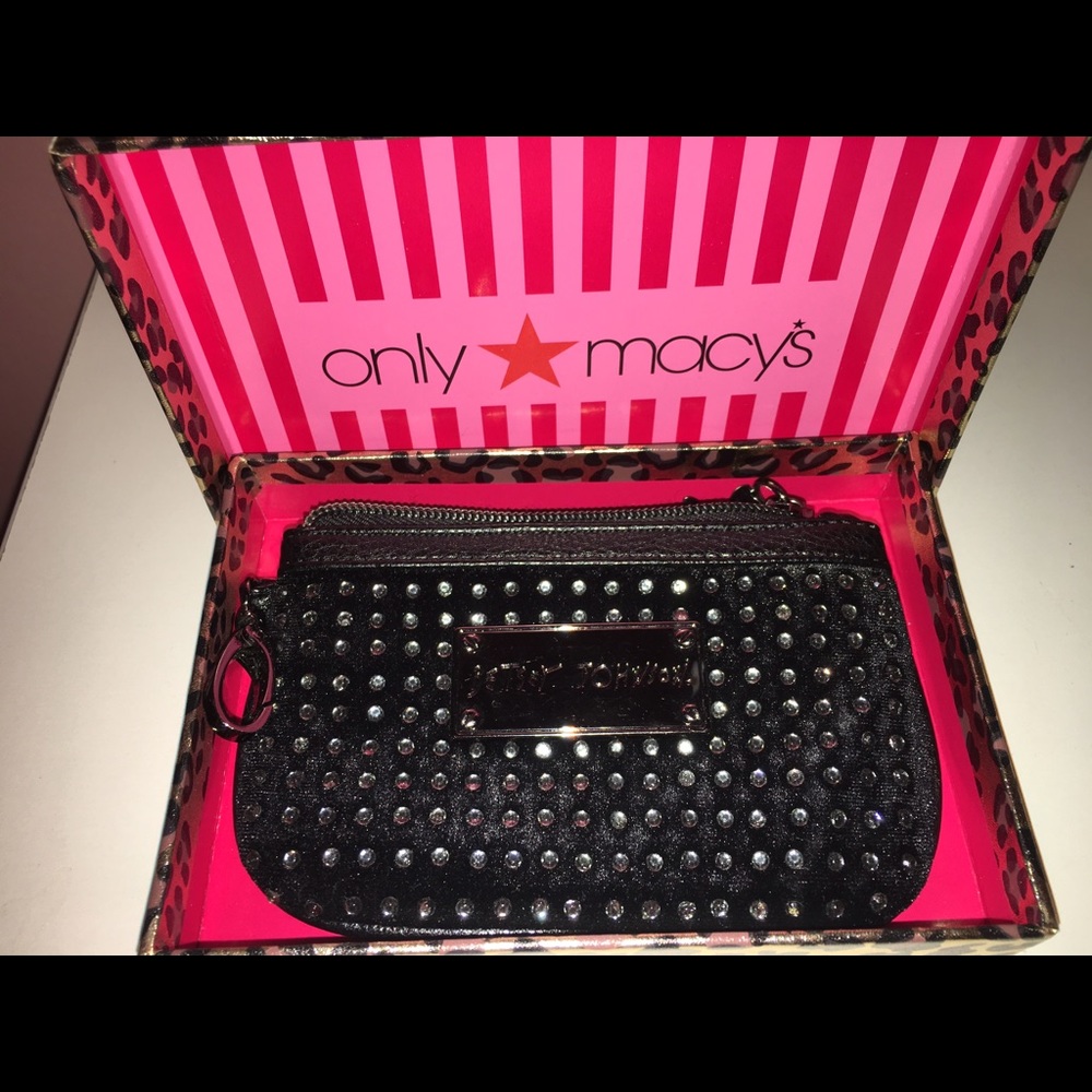 Betsey Johnson Black Coin Purse