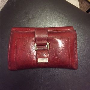 Red Genuine Colombian Leather Wallet