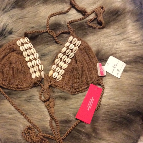 Anna Kosturvoa seashore bikini top NWT sz medium - Picture 2 of 4