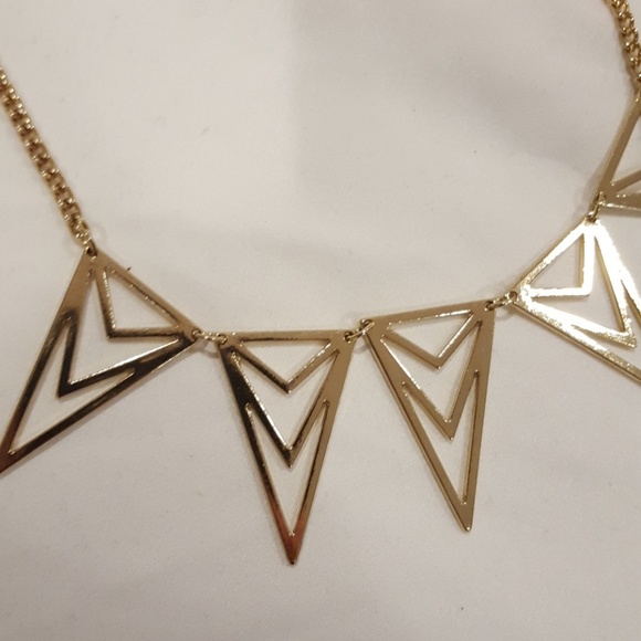 Topshop Gold Pointed Necklace - Picture 2 of 2